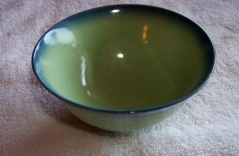 Beautiful Asian, Antique Green & Blue Ceramic Rice Bowl W Foo Dog Or Lion Beautiful Asian, Antique Green & Blue Ceramic Rice Bowl W Foo Dog Or Lion