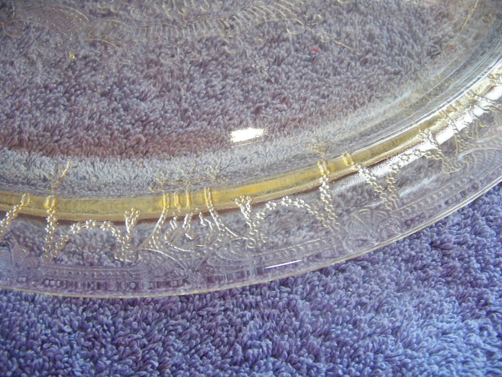 Anchor Hocking, Amber Dancing Ballerina, 12" Platter Anchor Hocking, Amber Dancing Ballerina, 12" Platter