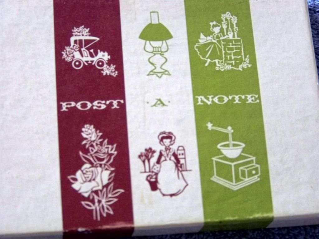 Vintage Current Inc. Post A Note, Women Design Post Cards In Box Vintage Current Inc. Post A Note, Women Design Post Cards In Box