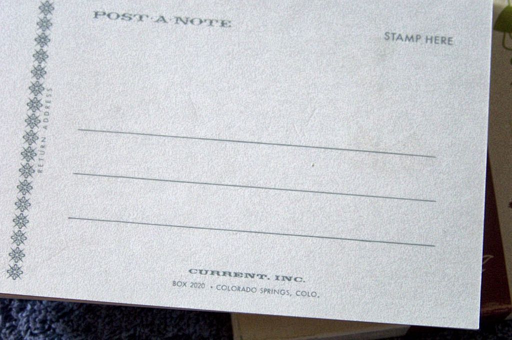 Vintage Current Inc. Post A Note, Women Design Post Cards In Box Vintage Current Inc. Post A Note, Women Design Post Cards In Box