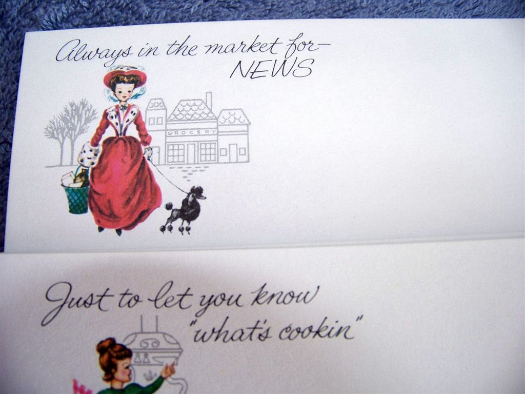 Vintage Current Inc. Post A Note, Women Design Post Cards In Box Vintage Current Inc. Post A Note, Women Design Post Cards In Box