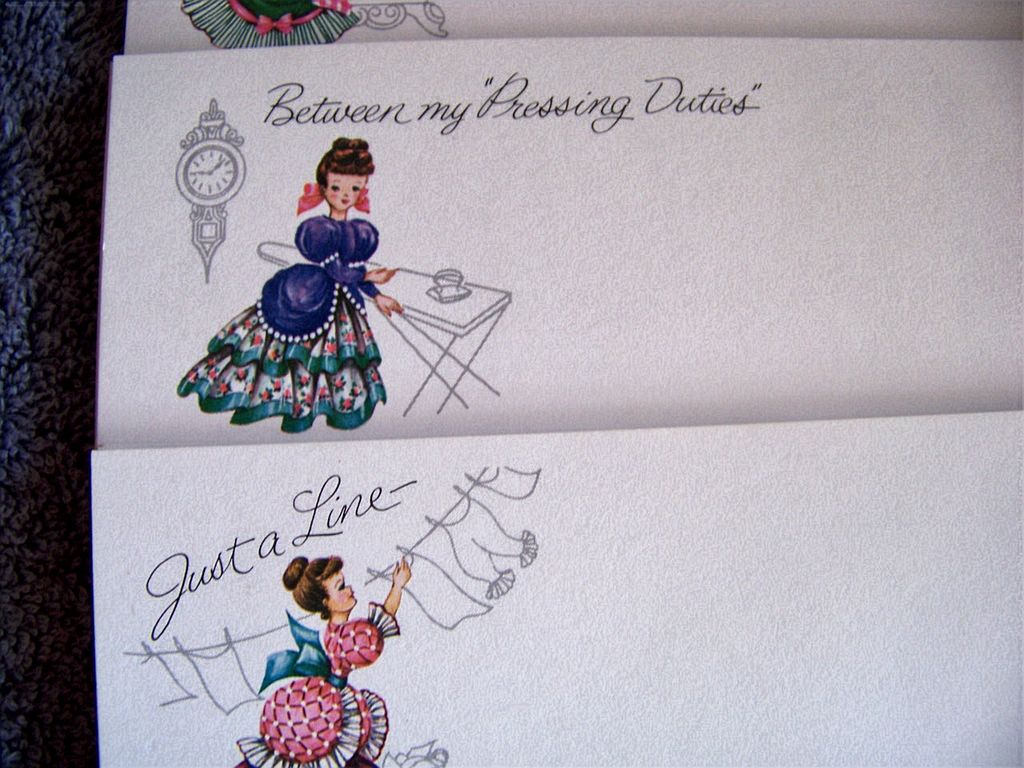 Vintage Current Inc. Post A Note, Women Design Post Cards In Box Vintage Current Inc. Post A Note, Women Design Post Cards In Box