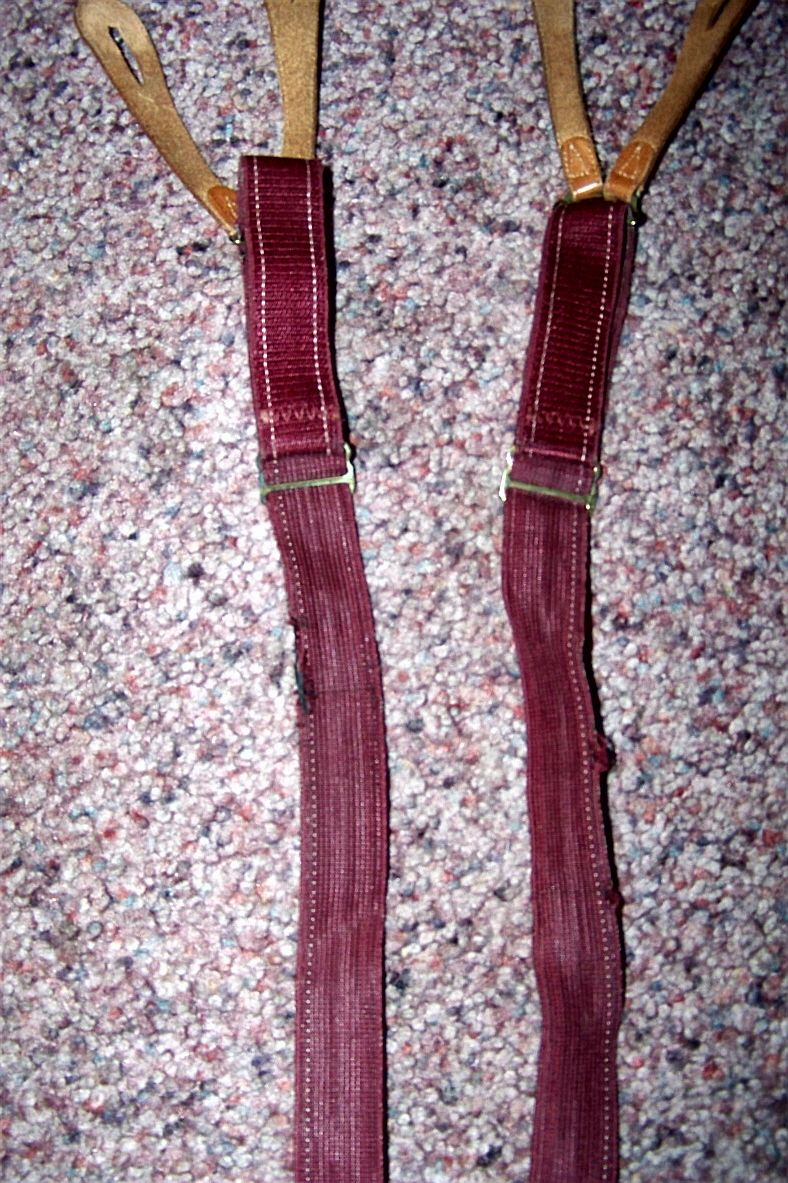 Vintage Raris, Brown Button Men's Suspenders Vintage Raris, Brown Button Men's Suspenders