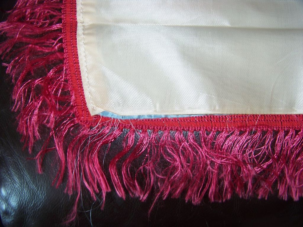 Territory Of Alaska Sweetheart Silk Pillow Cover W Fringe & Eagle Territory Of Alaska Sweetheart Silk Pillow Cover W Fringe & Eagle