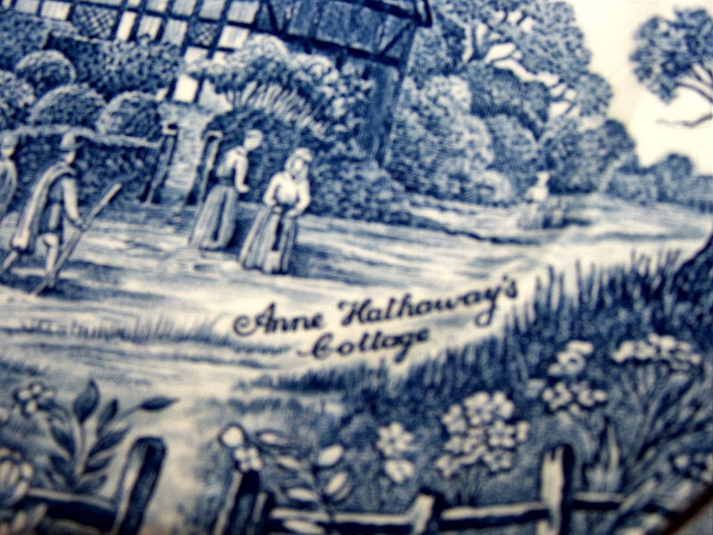 2 Shakespeares Country, Anne Hathaway's Cottage Essex Plates 2 Shakespeares Country, Anne Hathaway's Cottage Essex Plates