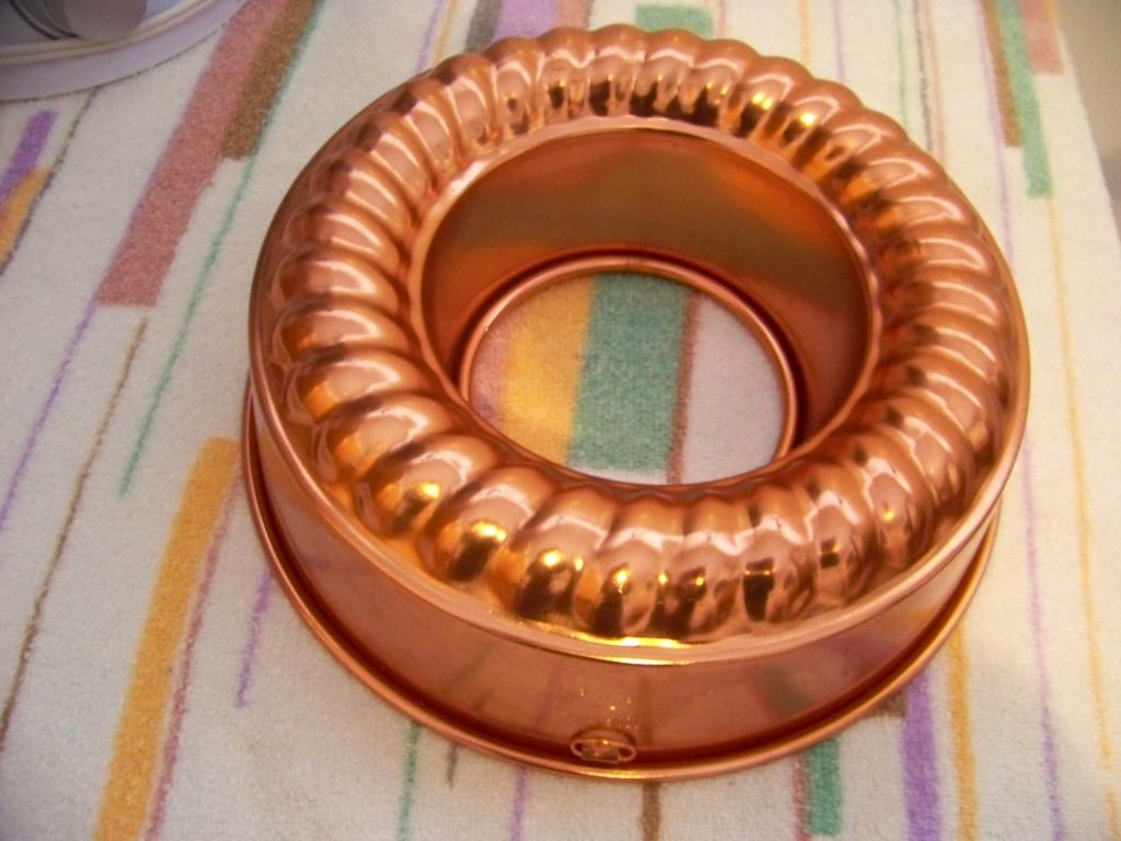 Mirro Copper Aluminum Jello Mold / Brunt Cake Pan Mirro Copper Aluminum Jello Mold / Brunt Cake Pan