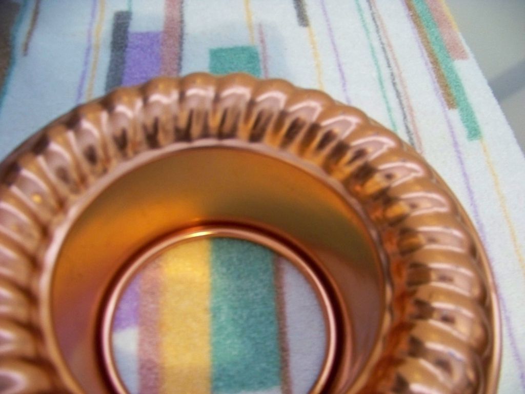 Mirro Copper Aluminum Jello Mold / Brunt Cake Pan Mirro Copper Aluminum Jello Mold / Brunt Cake Pan