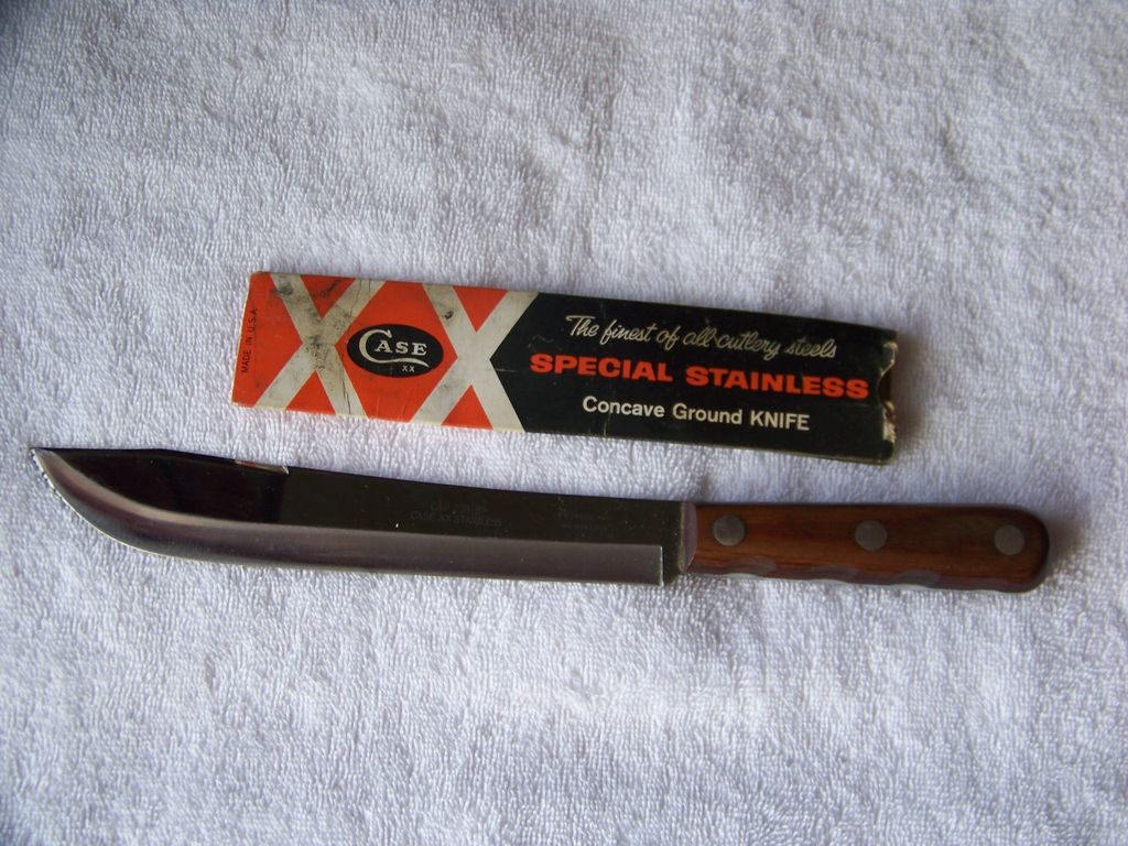 Case Chef, Kitchen, Butcher Knife W Blade Cover Stainless Case Chef, Kitchen, Butcher Knife W Blade Cover Stainless