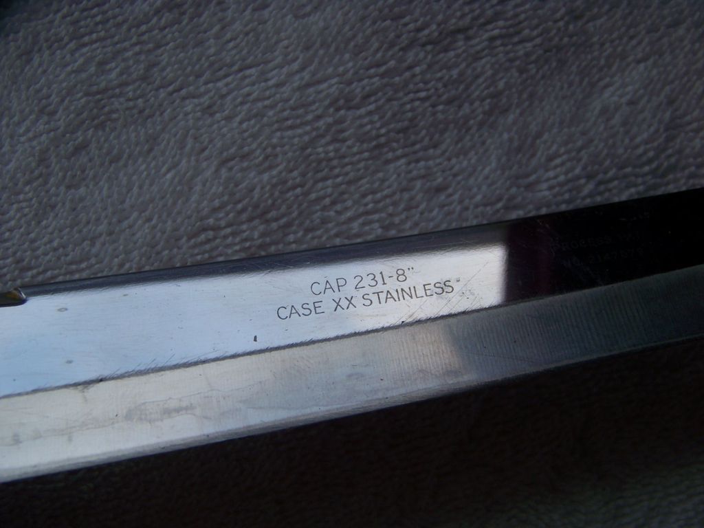 Case Chef, Kitchen, Butcher Knife W Blade Cover Stainless Case Chef, Kitchen, Butcher Knife W Blade Cover Stainless
