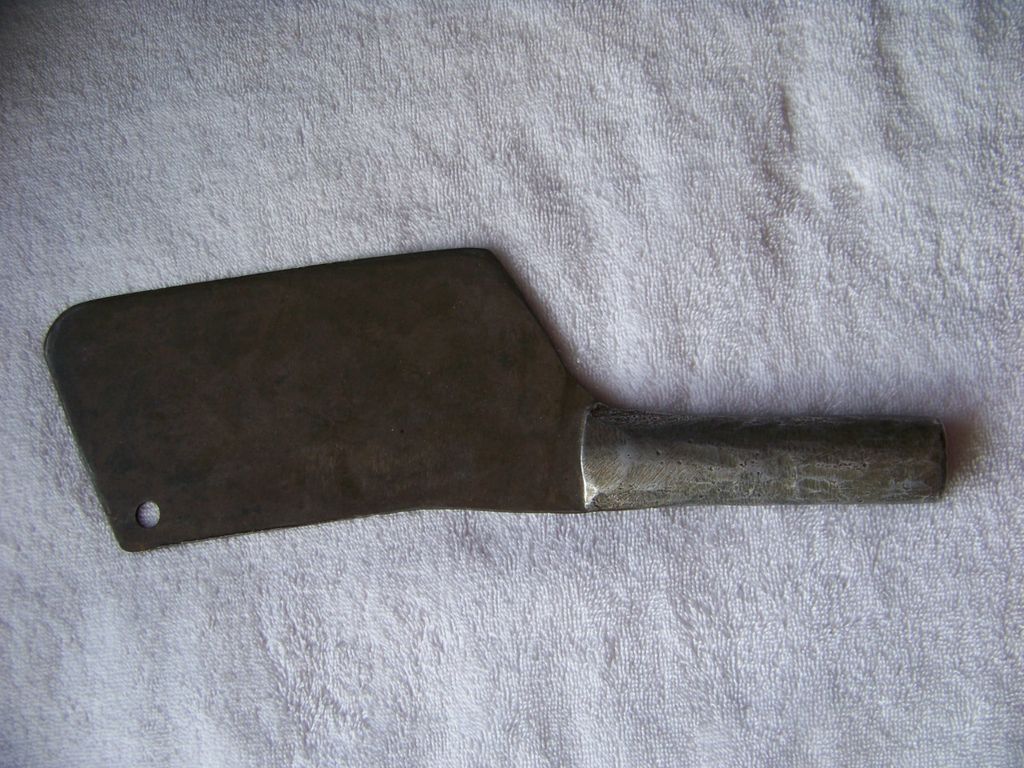 Home Made All Metal Meat Cleaver Home Made All Metal Meat Cleaver
