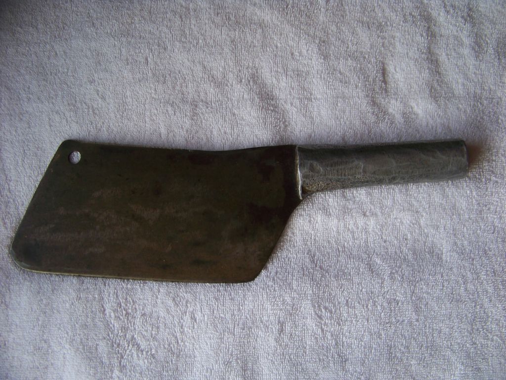 Home Made All Metal Meat Cleaver Home Made All Metal Meat Cleaver