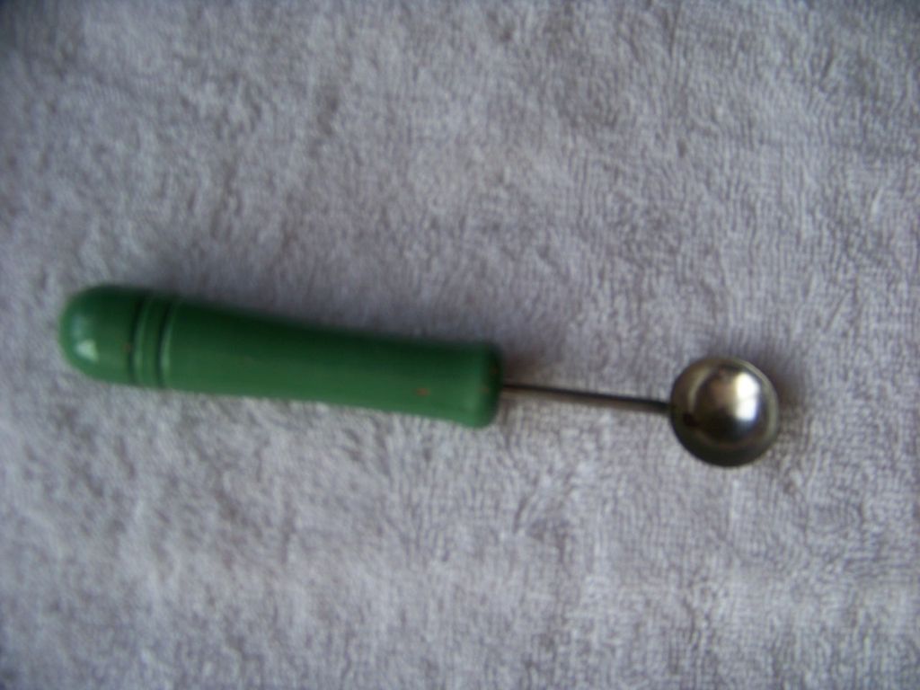 Green Handle Melon Ball Spoon Green Handle Melon Ball Spoon