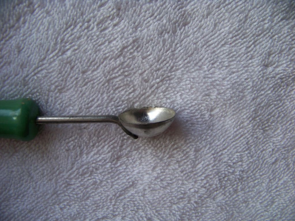 Green Handle Melon Ball Spoon Green Handle Melon Ball Spoon