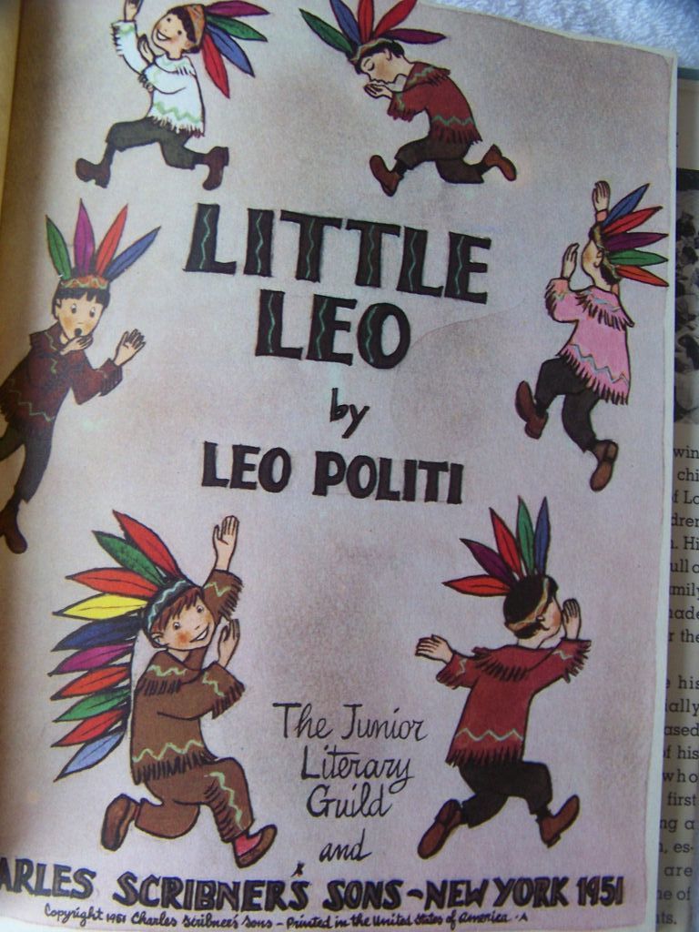 Vintage Little Leo Book By Leo Politi 1951-First Edition A Vintage Little Leo Book By Leo Politi 1951-First Edition A