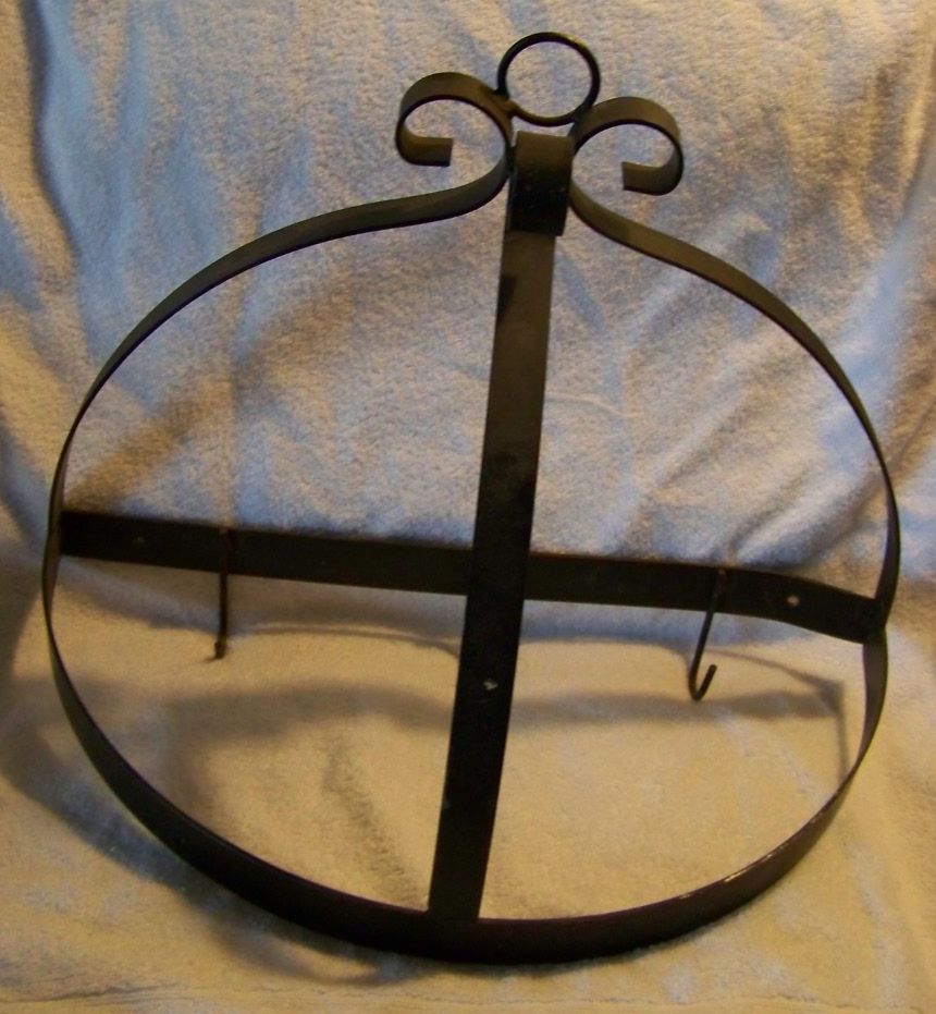 Black Wrought Iron Pot Hanger Black Wrought Iron Pot Hanger