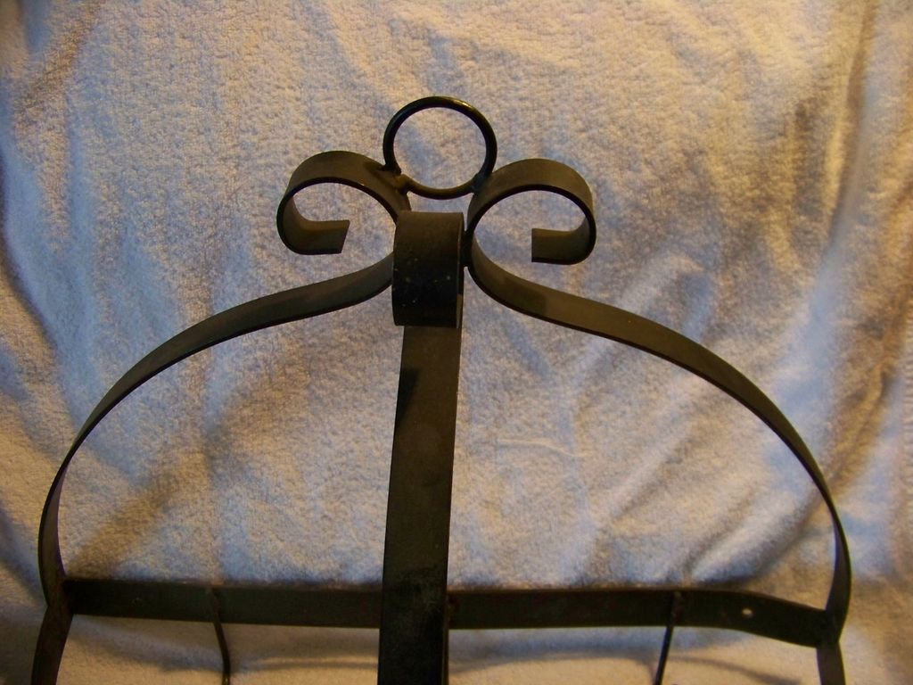 Black Wrought Iron Pot Hanger Black Wrought Iron Pot Hanger