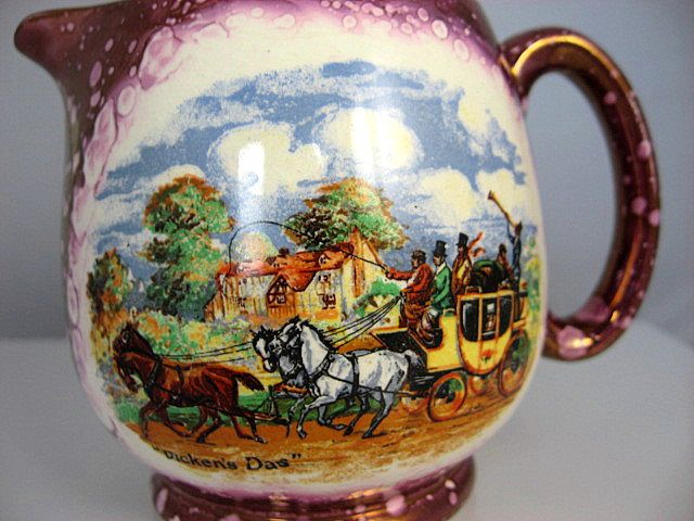 Gray's Pottery Dicken's Das Creamer with Dual Marks Gray's Pottery Dicken's Das Creamer with Dual Marks
