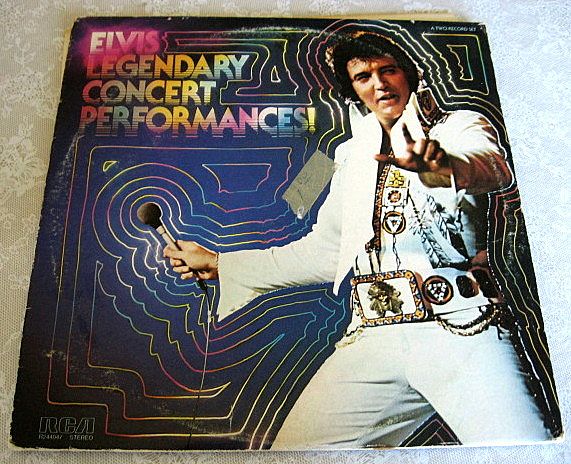 Elvis Legendary Concert Performances 1978 Record Album Elvis Legendary Concert Performances 1978 Record Album