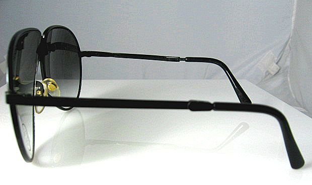 Ferarri Folding Aviator Sunglasses with Leather Zipper Case Ferarri Folding Aviator Sunglasses with Leather Zipper Case