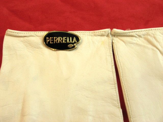 White Ladies Perrella Leather Kid Gloves White Ladies Perrella Leather Kid Gloves