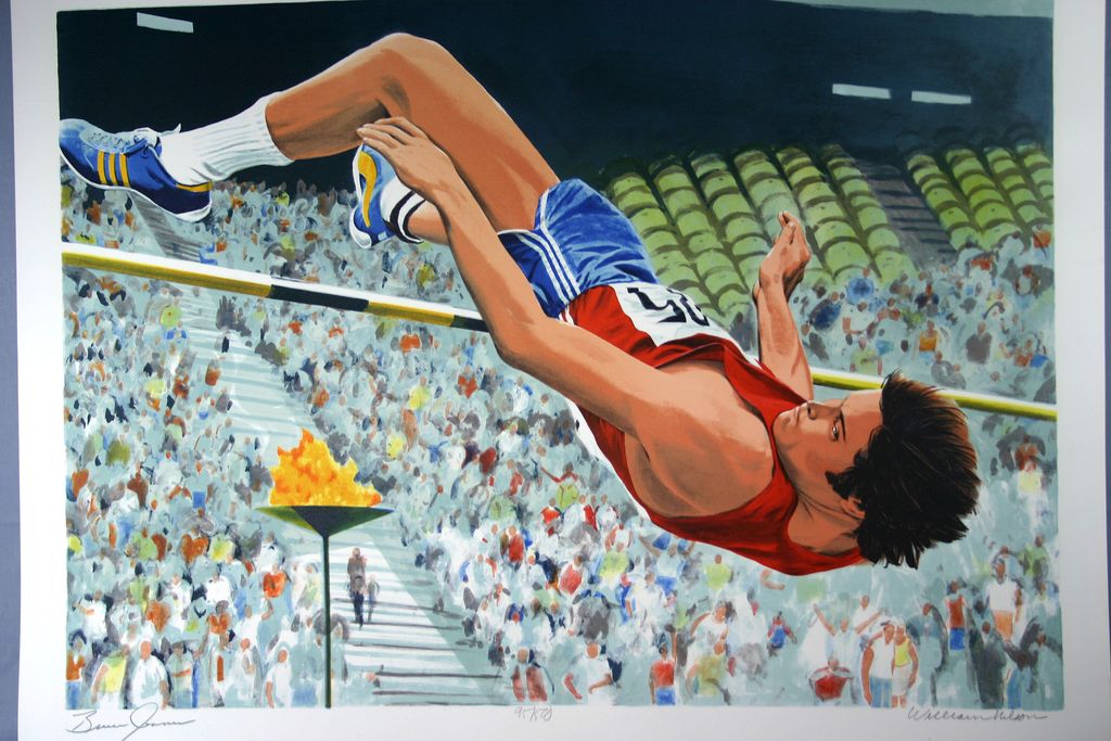 William Nelson 10 Lithograph Suite Bruce Jenner Decathlon Olympic Suite William Nelson 10 Lithograph Suite Bruce Jenner Decathlon Olympic Suite