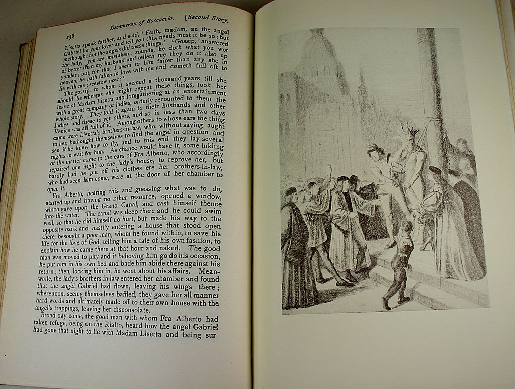 The Decameron of Boccaccio, Illustrated, Bibliophilist Society The Decameron of Boccaccio, Illustrated, Bibliophilist Society
