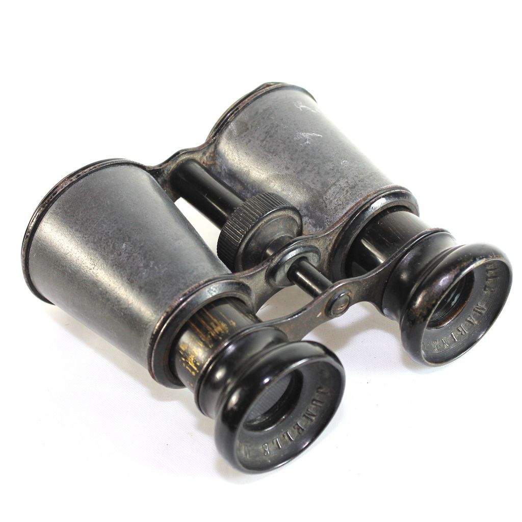Antique French Jumelle marine binoculars, field glasses from julietjonesvintage on Ruby Lane