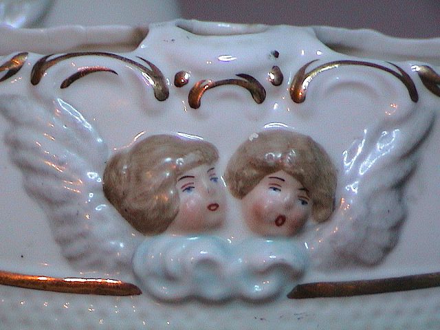 Vintage Angel Flower holders - Dresden Vintage Angel Flower holders - Dresden