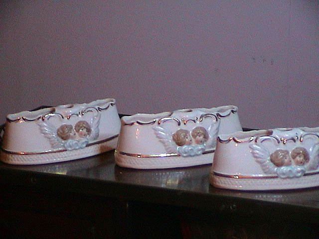 Vintage Angel Flower holders - Dresden Vintage Angel Flower holders - Dresden