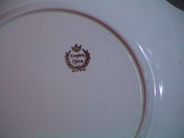 Floral Maiden and Cherub Plate Floral Maiden and Cherub Plate