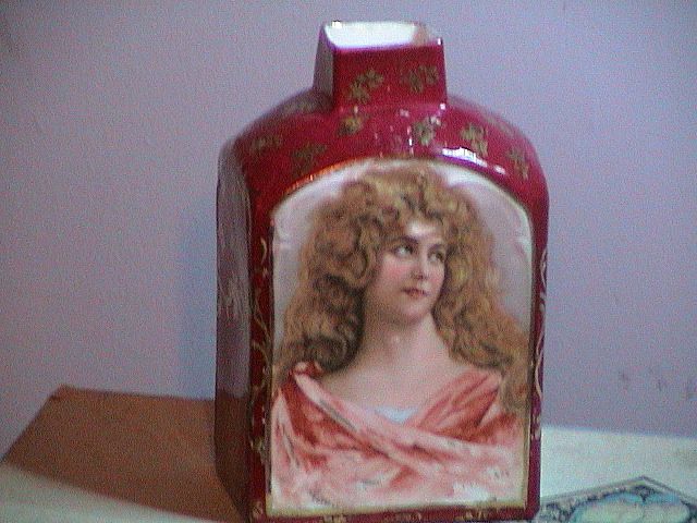 Fabulous Hand Painted, Signed Maiden Antique Vase Fabulous Hand Painted, Signed Maiden Antique Vase