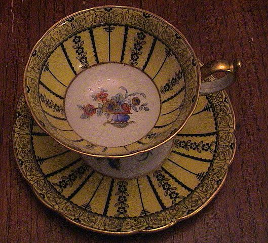Royal Bayreuth Cup and Saucer - Bavaria 1794 Royal Bayreuth Cup and Saucer - Bavaria 1794