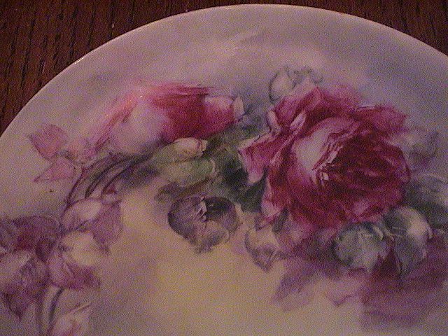 Beautiful Hand Painted Bavarian Plate Beautiful Hand Painted Bavarian Plate