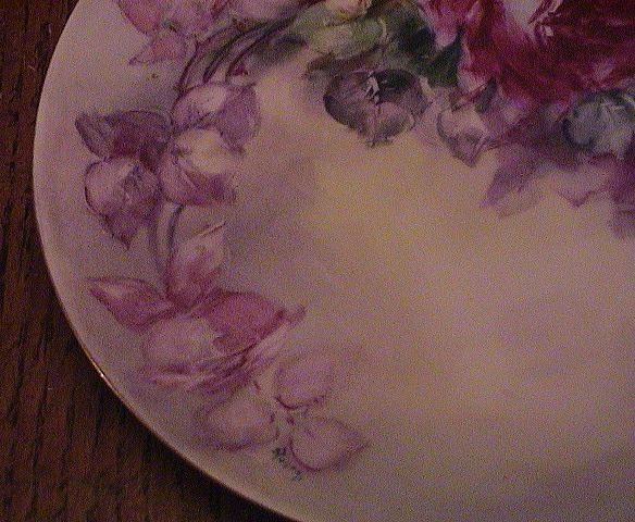 Beautiful Hand Painted Bavarian Plate Beautiful Hand Painted Bavarian Plate