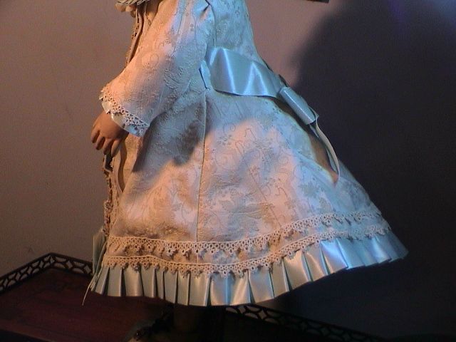 Lovely Dress & hat for 20" - 21" Doll from Vintage and Antique Materials Lovely Dress & hat for 20" - 21" Doll from Vintage and Antique Materials