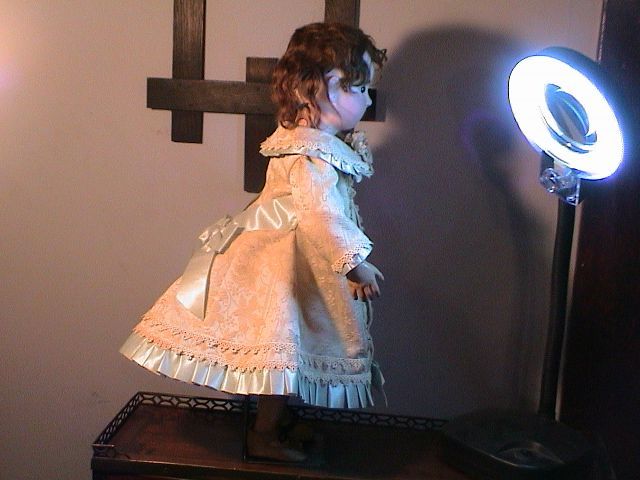 Lovely Dress & hat for 20" - 21" Doll from Vintage and Antique Materials Lovely Dress & hat for 20" - 21" Doll from Vintage and Antique Materials