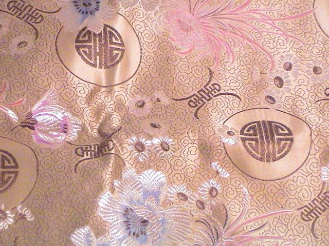 Vintage Chinese Silk Yardage Vintage Chinese Silk Yardage