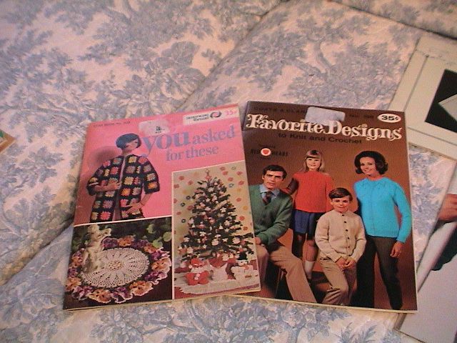 9 Craft books from 1960's; knit crochet; and Huck Toweling 9 Craft books from 1960's; knit crochet; and Huck Toweling