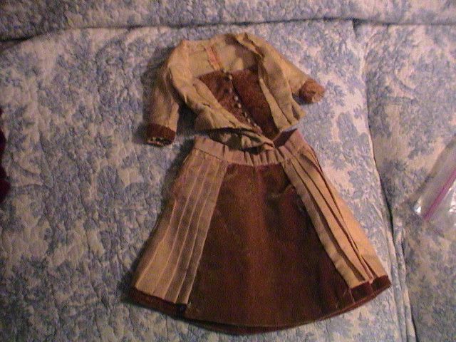 Antique Doll Jacket and Skirt Outfit 1880's Antique Doll Jacket and Skirt Outfit 1880's