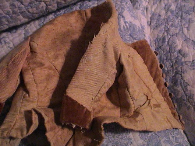 Antique Doll Jacket and Skirt Outfit 1880's Antique Doll Jacket and Skirt Outfit 1880's