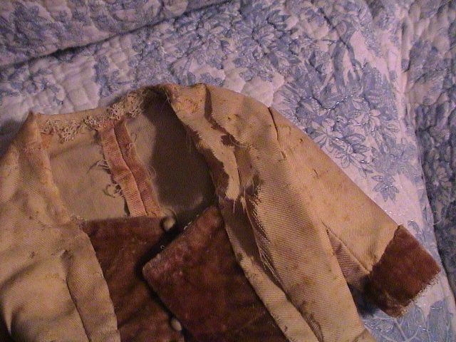 Antique Doll Jacket and Skirt Outfit 1880's Antique Doll Jacket and Skirt Outfit 1880's