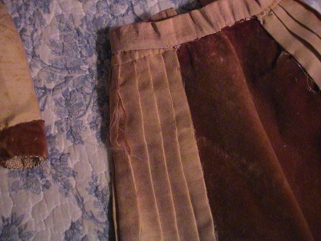Antique Doll Jacket and Skirt Outfit 1880's Antique Doll Jacket and Skirt Outfit 1880's
