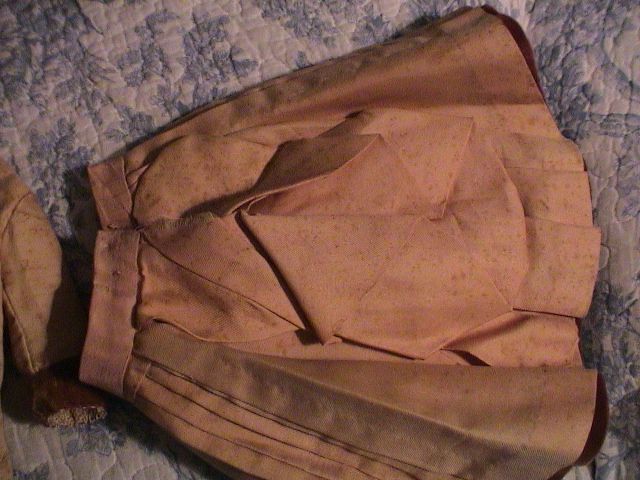 Antique Doll Jacket and Skirt Outfit 1880's Antique Doll Jacket and Skirt Outfit 1880's