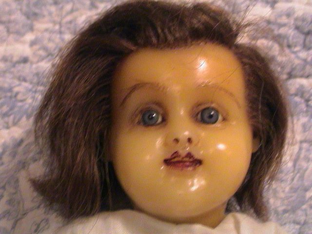 Antique Poured Wax Child Saint Antique Poured Wax Child Saint
