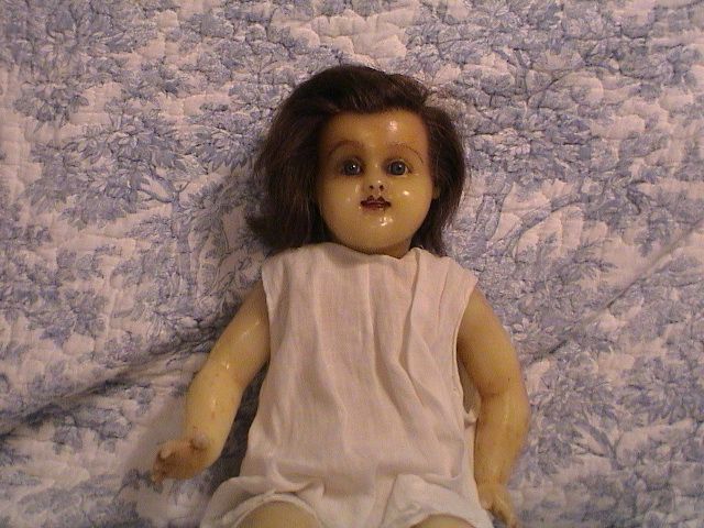 Antique Poured Wax Child Saint Antique Poured Wax Child Saint
