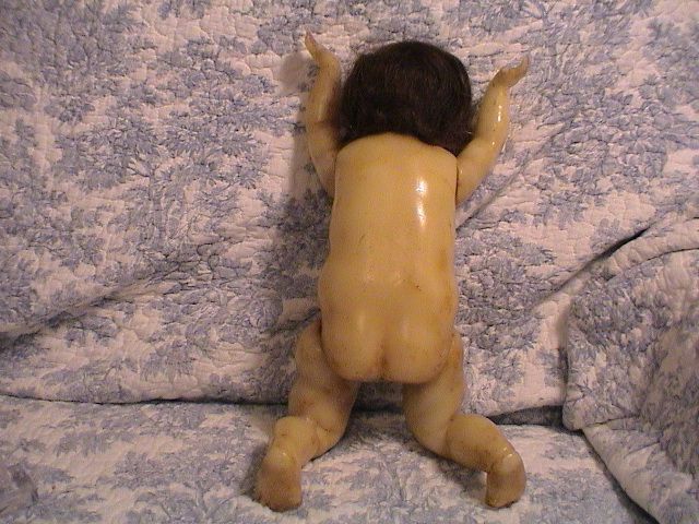 Antique Poured Wax Child Saint Antique Poured Wax Child Saint