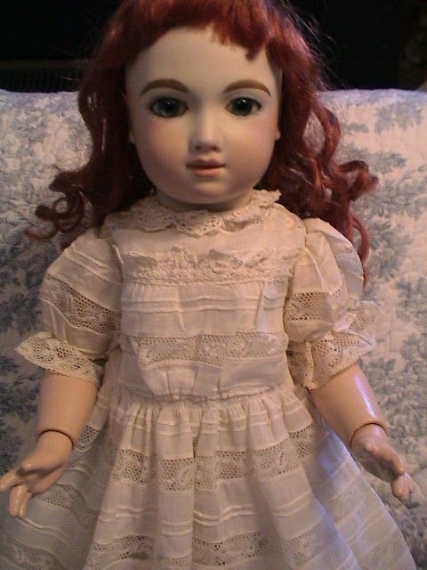 The lovelies white Dress with Tucks, Lace, and Puffed Sleeves The lovelies white Dress with Tucks, Lace, and Puffed Sleeves