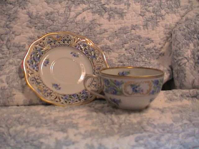 Schumann For-Get-Me-Not Cup and Saucer Schumann For-Get-Me-Not Cup and Saucer