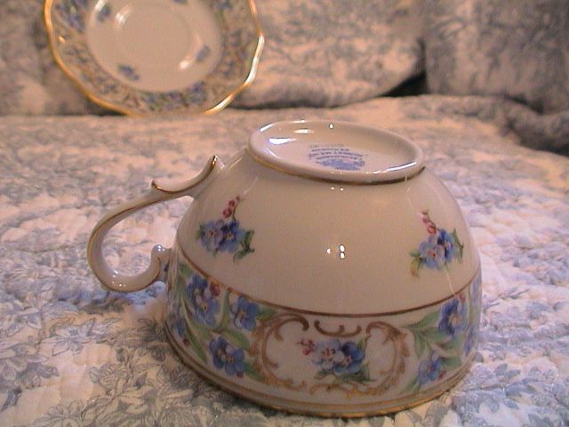 Schumann For-Get-Me-Not Cup and Saucer Schumann For-Get-Me-Not Cup and Saucer