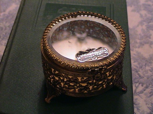 Vintage Jewel Casket; 24k overlay! Vintage Jewel Casket; 24k overlay!